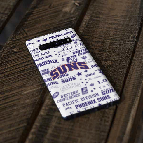 NBA Phoenix Suns Historic Blast Galaxy S10 Skin