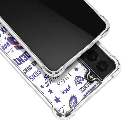 NBA Phoenix Suns Historic Blast Galaxy S21 FE Clear Case