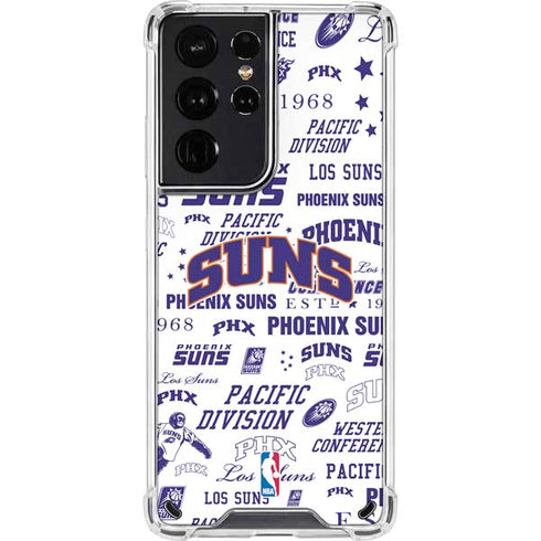 NBA Phoenix Suns Historic Blast Galaxy S21 Ultra 5G Clear Case