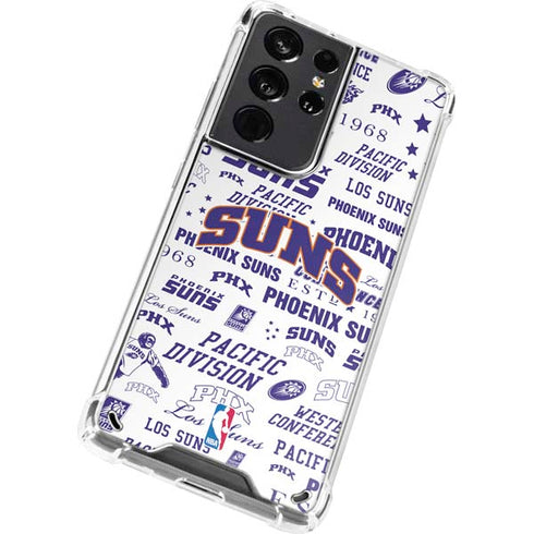 NBA Phoenix Suns Historic Blast Galaxy S21 Ultra 5G Clear Case