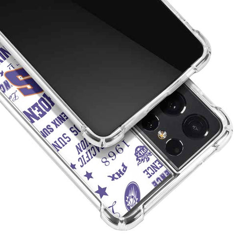 NBA Phoenix Suns Historic Blast Galaxy S21 Ultra 5G Clear Case