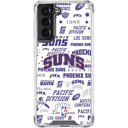 NBA Phoenix Suns Historic Blast Galaxy S22 Clear Case