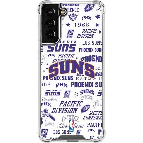 NBA Phoenix Suns Historic Blast Galaxy S22 Plus Clear Case