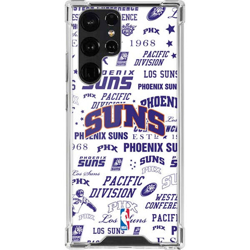 NBA Phoenix Suns Historic Blast Galaxy S22 Ultra Clear Case