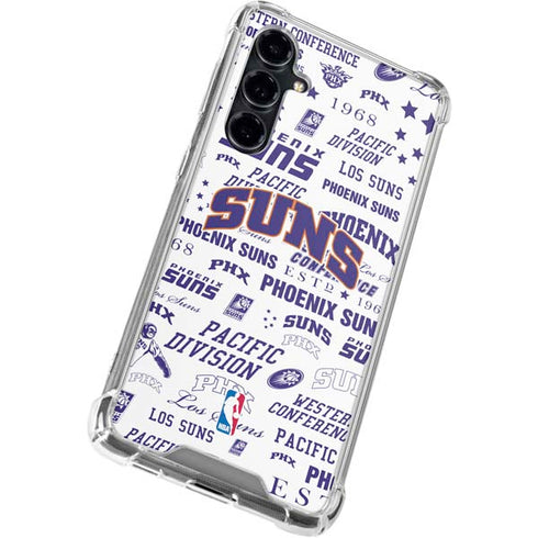 NBA Phoenix Suns Historic Blast Galaxy S23 FE Clear Case