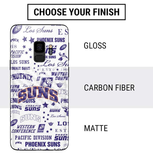NBA Phoenix Suns Historic Blast Galaxy S9 Skin