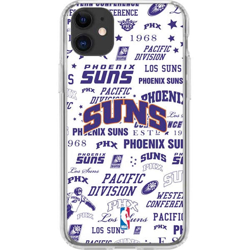 NBA Phoenix Suns Historic Blast iPhone 11 Clear Case