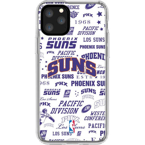 NBA Phoenix Suns Historic Blast iPhone 11 Pro Clear Case