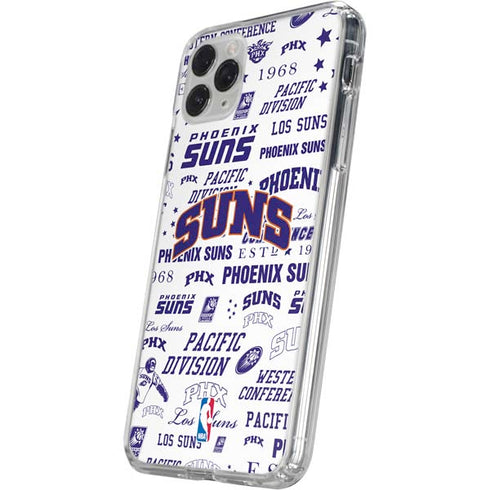 NBA Phoenix Suns Historic Blast iPhone 11 Pro Clear Case