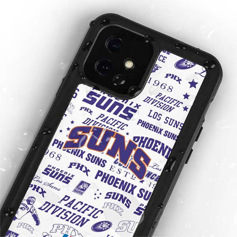 NBA Phoenix Suns Historic Blast iPhone 12 Mini Waterproof Case