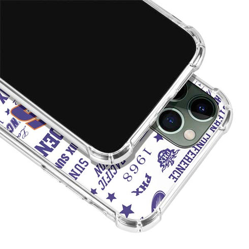 NBA Phoenix Suns Historic Blast iPhone 12 Pro Clear Case