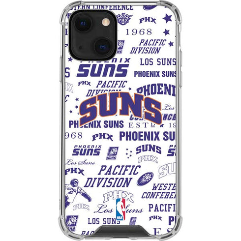 NBA Phoenix Suns Historic Blast iPhone 13 Clear Case