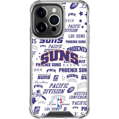 NBA Phoenix Suns Historic Blast iPhone 13 Pro Clear Case