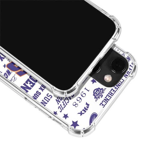 NBA Phoenix Suns Historic Blast iPhone 14 Plus Clear Case