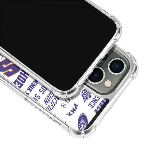 NBA Phoenix Suns Historic Blast iPhone 14 Pro Clear Case