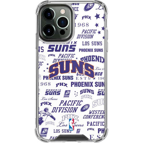 NBA Phoenix Suns Historic Blast iPhone 14 Pro Max Clear Case