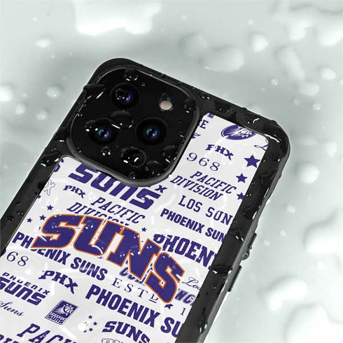NBA Phoenix Suns Historic Blast iPhone 14 Pro Max Waterproof Case