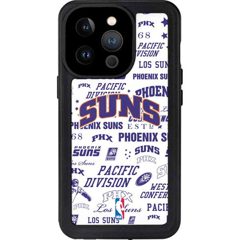 NBA Phoenix Suns Historic Blast iPhone 14 Pro Waterproof Case