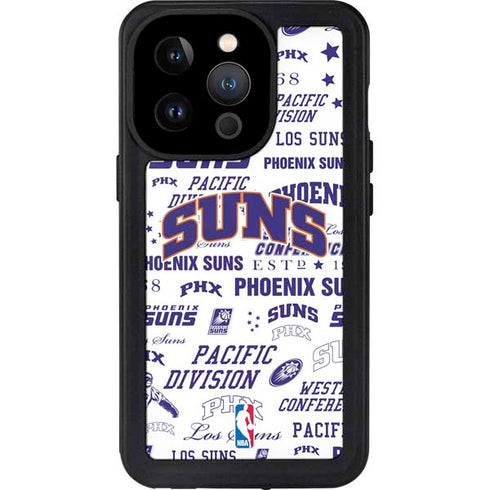 NBA Phoenix Suns Historic Blast iPhone 15 Pro Waterproof Case