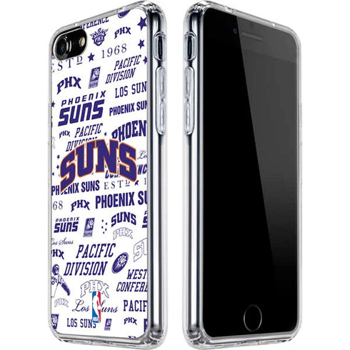 NBA Phoenix Suns Historic Blast iPhone SE (2nd & 3rd Gen) Clear Case