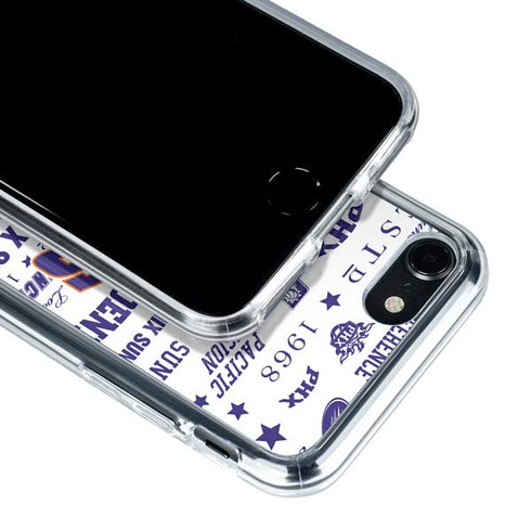 NBA Phoenix Suns Historic Blast iPhone SE (2nd & 3rd Gen) Clear Case