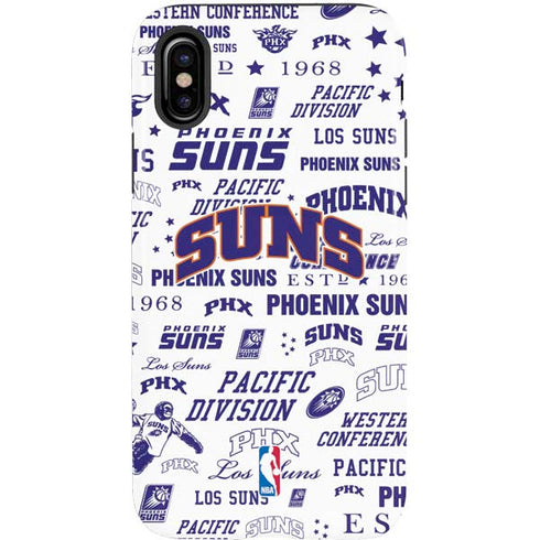 NBA Phoenix Suns Historic Blast iPhone X Pro Case