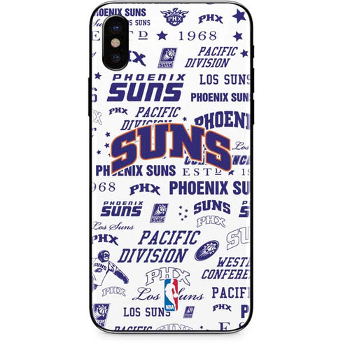 NBA Phoenix Suns Historic Blast iPhone X Skin