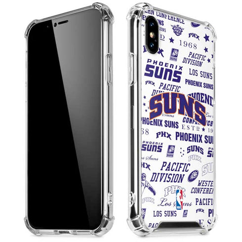 NBA Phoenix Suns Historic Blast iPhone XS Max Clear Case