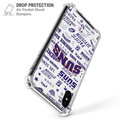 NBA Phoenix Suns Historic Blast iPhone XS Max Clear Case