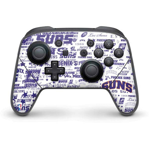 NBA Phoenix Suns Historic Blast Nintendo Switch Pro Controller Skin