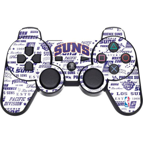 NBA Phoenix Suns Historic Blast PS3 Dual Shock wireless controller Skin