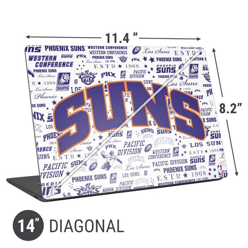 NBA Phoenix Suns Historic Blast Universal Laptop 14in (11.4 x 8.2in) Skin