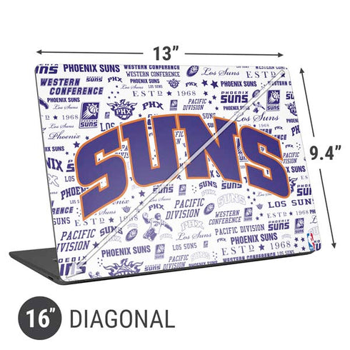 NBA Phoenix Suns Historic Blast Universal Laptop 16in (13 x 9.4in) Skin