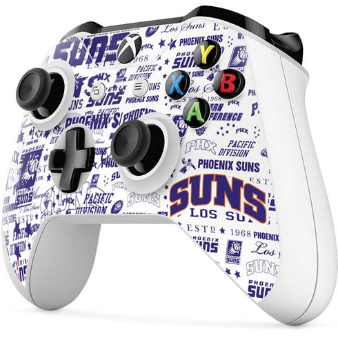NBA Phoenix Suns Historic Blast Xbox One S Controller Skin