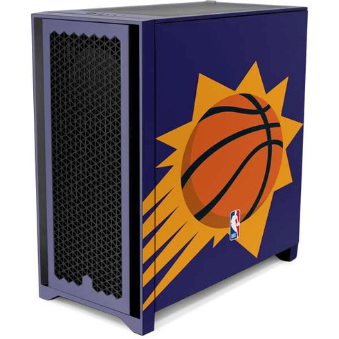 NBA Phoenix Suns Large Logo Corsair 4000D Tempered Glass Mid-Tower ATX Case Skin