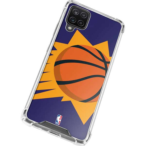 NBA Phoenix Suns Large Logo Galaxy A12 Clear Case