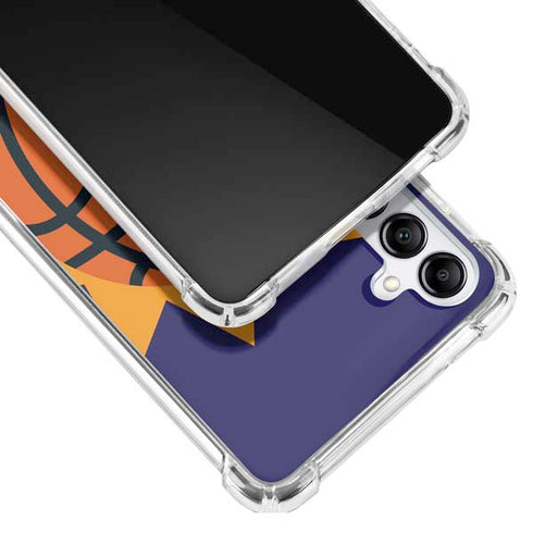 NBA Phoenix Suns Large Logo Galaxy A14 5G Clear Case