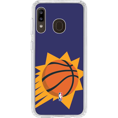NBA Phoenix Suns Large Logo Galaxy A20 Clear Case