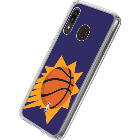 NBA Phoenix Suns Large Logo Galaxy A20 Clear Case