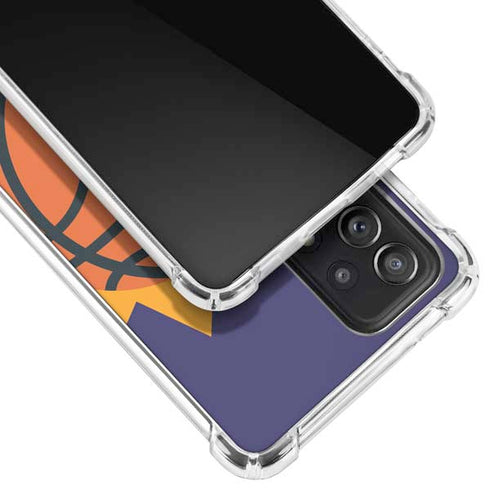 NBA Phoenix Suns Large Logo Galaxy A52 5G Clear Case
