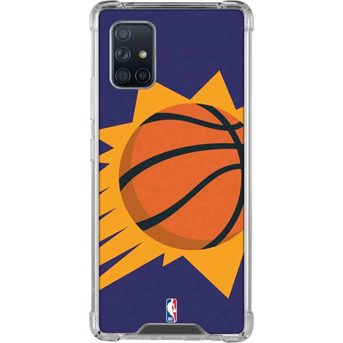 NBA Phoenix Suns Large Logo Galaxy A71 5G Clear Case