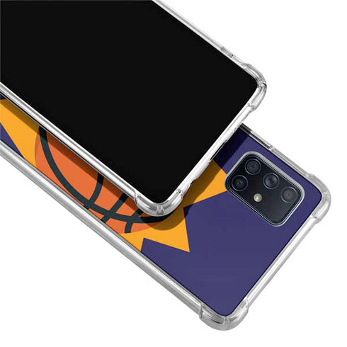 NBA Phoenix Suns Large Logo Galaxy A71 5G Clear Case