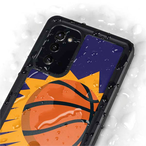 NBA Phoenix Suns Large Logo Galaxy Note20 5G Waterproof Case