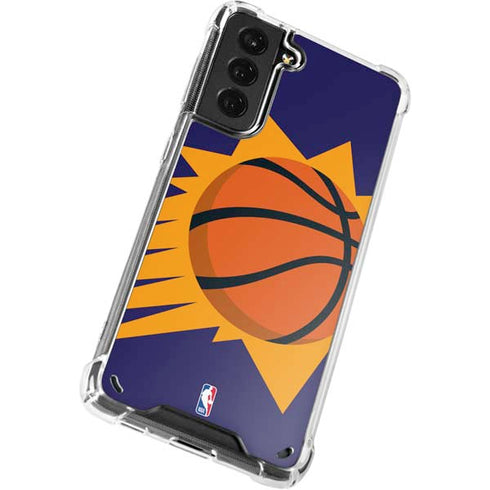 NBA Phoenix Suns Large Logo Galaxy S21 Plus 5G Clear Case