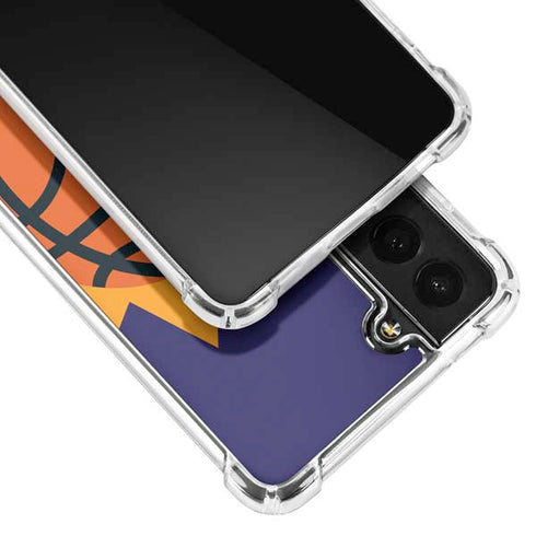 NBA Phoenix Suns Large Logo Galaxy S21 Plus 5G Clear Case