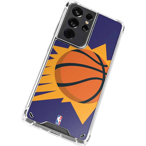 NBA Phoenix Suns Large Logo Galaxy S21 Ultra 5G Clear Case