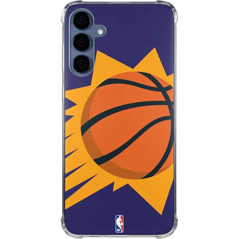 NBA Phoenix Suns Large Logo Galaxy S24 Clear Case