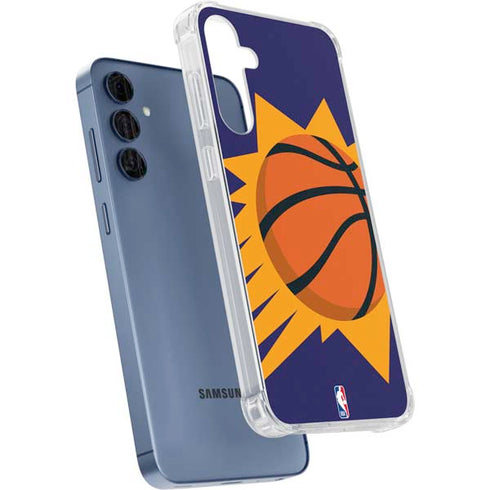NBA Phoenix Suns Large Logo Galaxy S24 Clear Case