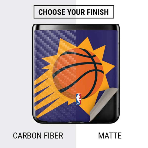 NBA Phoenix Suns Large Logo Galaxy Z Flip Skin