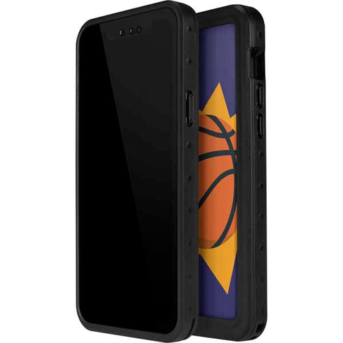 NBA Phoenix Suns Large Logo iPhone 12 Mini Waterproof Case